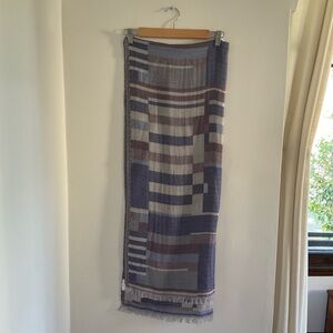 Aritzia Wilfred Multi Geometric Scarf